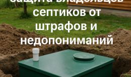 Новый ГОСТ: защита владельцев септиков от штрафов и недопониманий